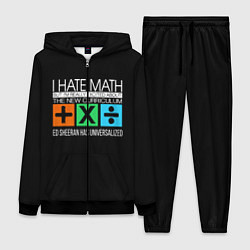 Женский 3D-костюм Ed Sheeran: I hate math, цвет: 3D-черный