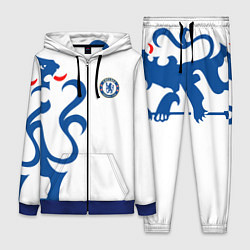Женский 3D-костюм FC Chelsea: White Lion, цвет: 3D-синий