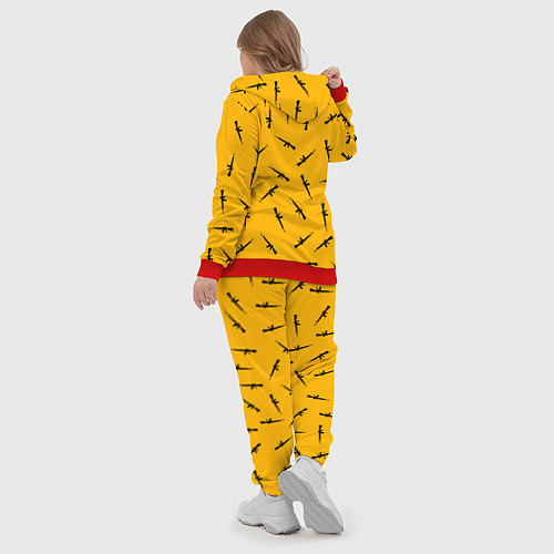 Женский костюм PUBG: Yellow Weapon / 3D-Красный – фото 5