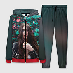 Женский 3D-костюм Dua Lipa: Floral, цвет: 3D-красный