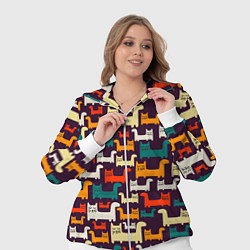 Женский 3D-костюм Найди чёрного кота, цвет: 3D-белый — фото 2