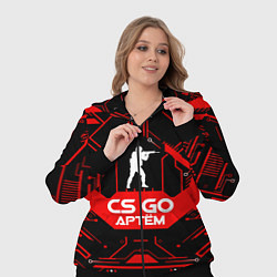 Женский 3D-костюм CS:GO - Артём, цвет: 3D-черный — фото 2