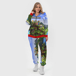 Женский 3D-костюм Майнкрафт: Даниил, цвет: 3D-красный — фото 2