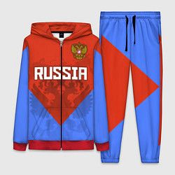 Женский 3D-костюм Russia Red & Blue, цвет: 3D-красный