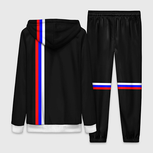 Женский костюм Лента с гербом России / 3D-Белый – фото 2