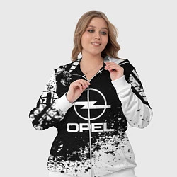 Женский 3D-костюм Opel: Black Spray, цвет: 3D-белый — фото 2