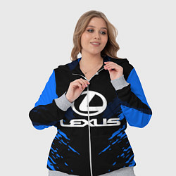 Женский 3D-костюм Lexus: Blue Anger, цвет: 3D-меланж — фото 2