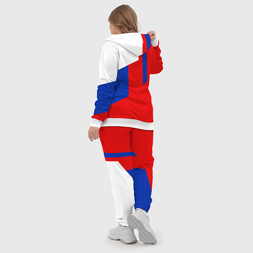 Женский костюм Russia: Geometry Tricolor / 3D-Белый – фото 5