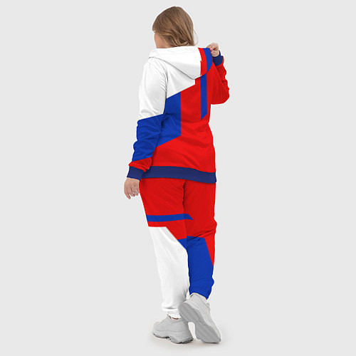 Женский костюм Russia: Geometry Tricolor / 3D-Синий – фото 5