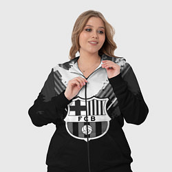 Женский 3D-костюм FC Barcelona: Black Style, цвет: 3D-черный — фото 2