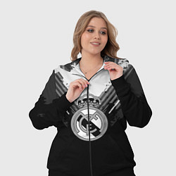 Женский 3D-костюм FC Real Madrid: Black Style, цвет: 3D-черный — фото 2