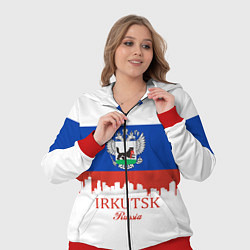Женский 3D-костюм Irkutsk: Russia, цвет: 3D-красный — фото 2