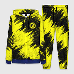 Женский 3D-костюм FC Borussia Dortmund, цвет: 3D-синий