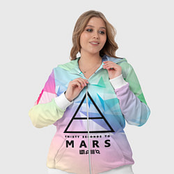 Женский 3D-костюм 30 Seconds to Mars, цвет: 3D-белый — фото 2