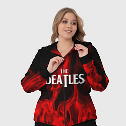 Женский 3D-костюм The Beatles: Red Flame, цвет: 3D-черный — фото 2