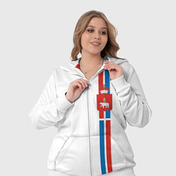 Женский 3D-костюм Пермский край, цвет: 3D-белый — фото 2