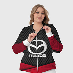 Женский 3D-костюм Mazda: Grey Carbon, цвет: 3D-белый — фото 2