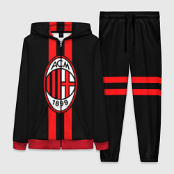 Женский 3D-костюм AC Milan 1899, цвет: 3D-красный