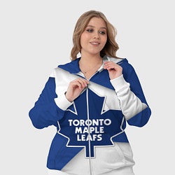 Женский 3D-костюм Toronto Maple Leafs, цвет: 3D-белый — фото 2