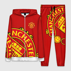 Женский 3D-костюм FC Man United: Red Exclusive, цвет: 3D-белый