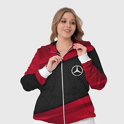 Женский 3D-костюм Mercedes Benz: Red Sport, цвет: 3D-белый — фото 2