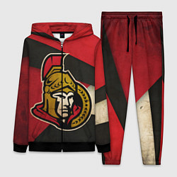 Женский 3D-костюм HC Ottawa Senators: Old Style, цвет: 3D-черный