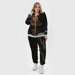 Женский 3D-костюм Minecraft: Freddy FNAF, цвет: 3D-меланж — фото 2