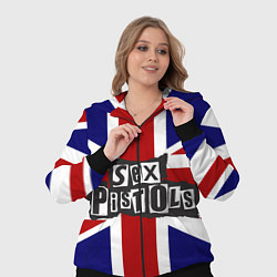 Женский 3D-костюм Sex Pistols UK, цвет: 3D-черный — фото 2