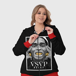Женский 3D-костюм ASAP Rocky: Gold Edition, цвет: 3D-красный — фото 2