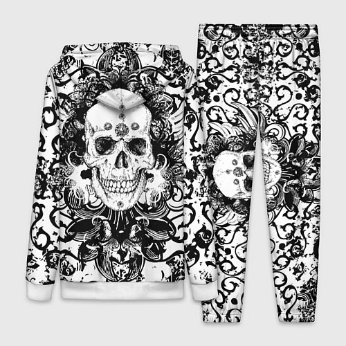 Женский костюм Grunge Skull / 3D-Белый – фото 2