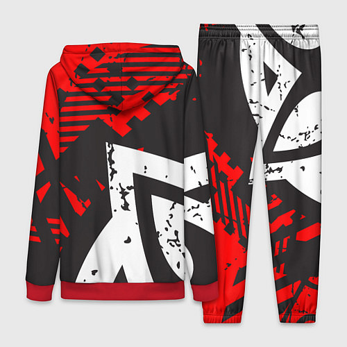 Женский костюм Grunge Art / 3D-Красный – фото 2