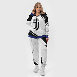 Женский 3D-костюм Juventus, цвет: 3D-синий — фото 2