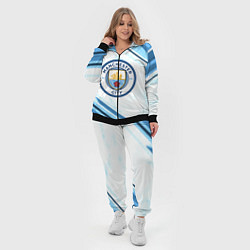 Женский 3D-костюм Manchester city, цвет: 3D-черный — фото 2