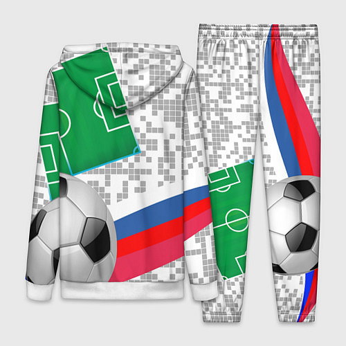 Женский костюм Русский футбол / 3D-Белый – фото 2