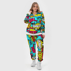 Женский 3D-костюм Кислотный поп-арт, цвет: 3D-белый — фото 2