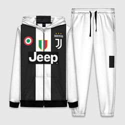 Женский 3D-костюм FC Juventus 18-19, цвет: 3D-черный