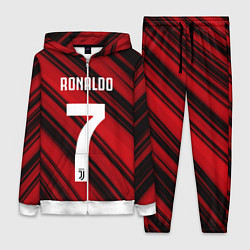 Женский 3D-костюм Ronaldo 7: Red Sport, цвет: 3D-белый