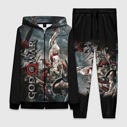Женский 3D-костюм God of War, цвет: 3D-черный
