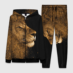 Женский 3D-костюм Песчаный лев, цвет: 3D-черный