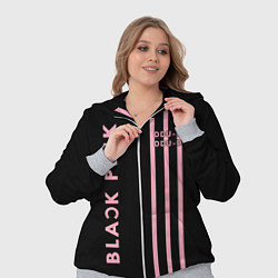 Женский 3D-костюм Black Pink, цвет: 3D-меланж — фото 2