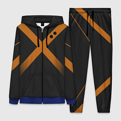 Женский 3D-костюм KATSUKI BAKUGOU полосы, цвет: 3D-синий