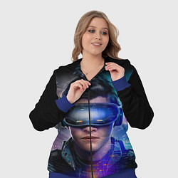 Женский 3D-костюм Ready Player One, цвет: 3D-синий — фото 2