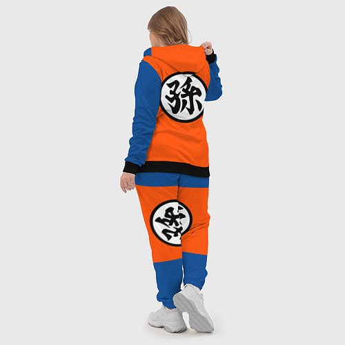 Женский костюм DBZ: Goku Kanji Emblem / 3D-Черный – фото 5