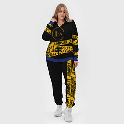 Женский 3D-костюм Twenty One Pilots: Jumpsuit, цвет: 3D-синий — фото 2