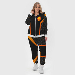 Женский 3D-костюм Cyberpunk 2077: Samurai Style, цвет: 3D-белый — фото 2