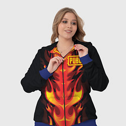 Женский 3D-костюм PUBG: Hell Flame, цвет: 3D-синий — фото 2