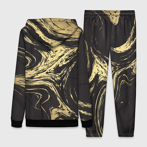 Женский костюм Золотой мрамор / 3D-Черный – фото 2