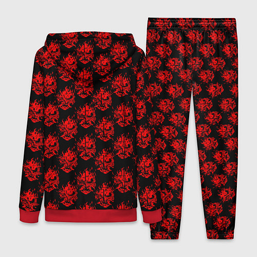 Женский костюм Cyberpunk 2077: Samurai Pattern / 3D-Красный – фото 2