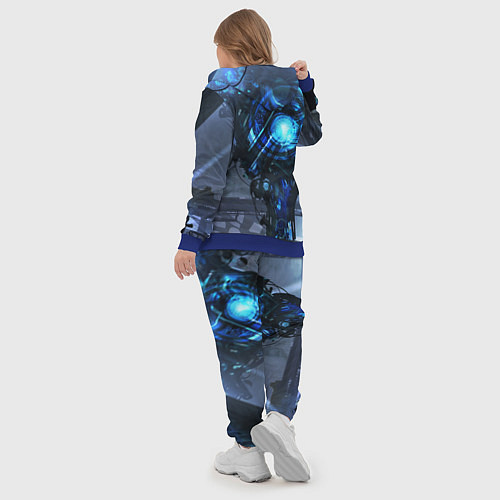 Женский костюм Cyberpunk 2077 / 3D-Синий – фото 5