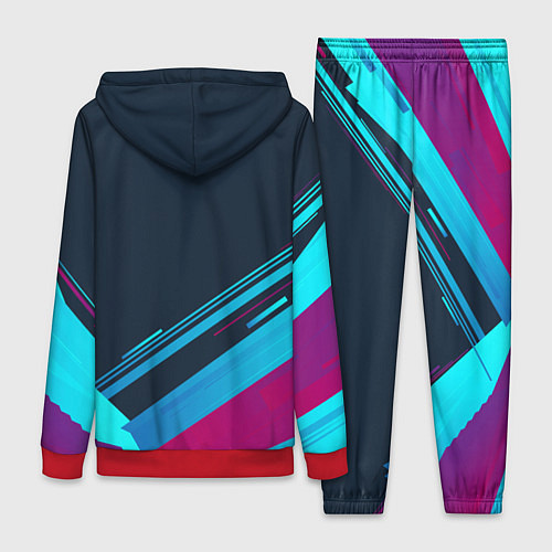 Женский костюм Cyberpunk 2077 / 3D-Красный – фото 2